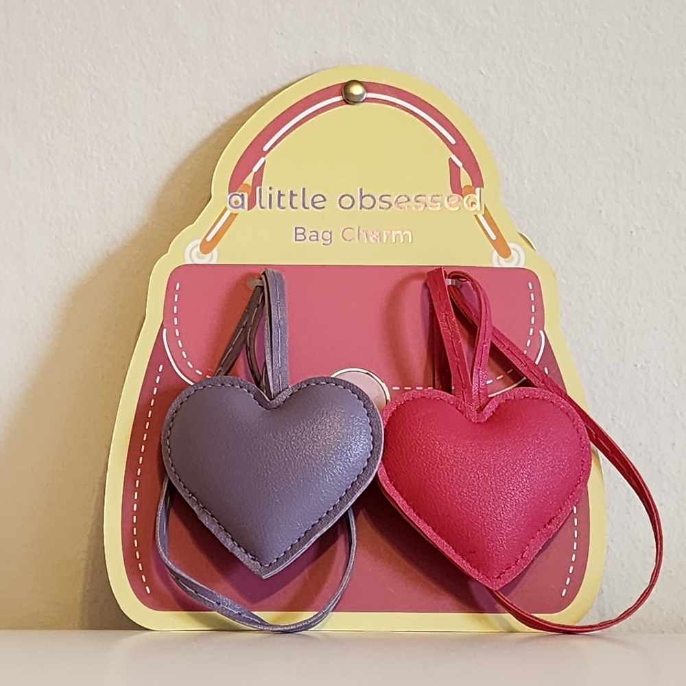 Heart Bag Charm Set by a little obsessed